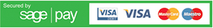 We Accept Visa, Mastercard,Maestro,Solo,Visa Electron and Delta.
