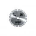 DeWalt Circular Saw Blades 165x10mm 16 Tooth