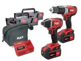 Flex Twin Set 18V Drill Driver & 18V Impact Driver Kit