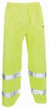 High Visibility Waterproof Trousers Yellow